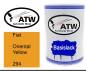 Preview: Fiat, Oriental Yellow, 294: 500ml Lackdose, von ATW Autoteile West.